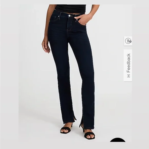 Express Black Women's Boot Cut Jeans 0R - Picture 3 of 3